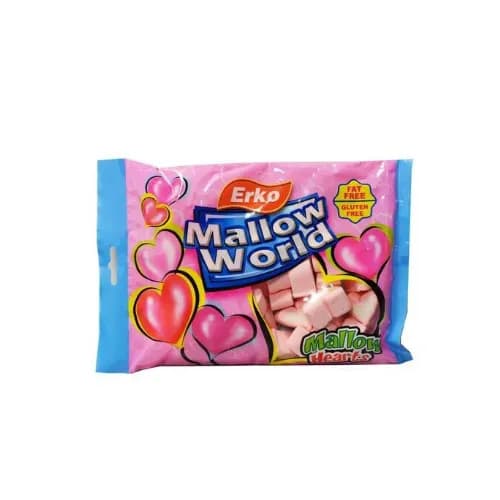 Erko Heart Marshmallow 120Gm