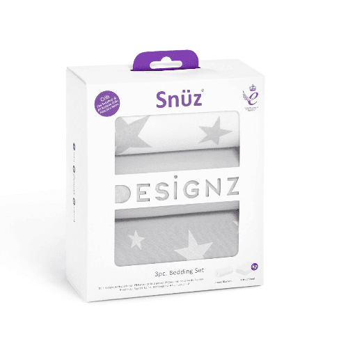 Snuz 3 Piece Crib Bedding Set Â“ Star