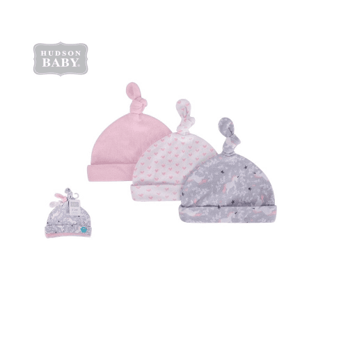 Hudson Baby Cap 3Pcs Set - 5 (Buy 1 Get 1 Free)