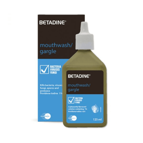 Betadine Mouthwash - Gargle 125 Ml