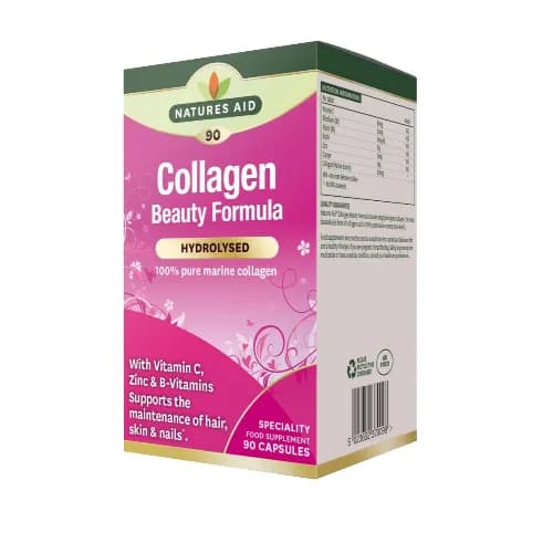 Natures Aid Collagen Beauty Formula Capsules 90's