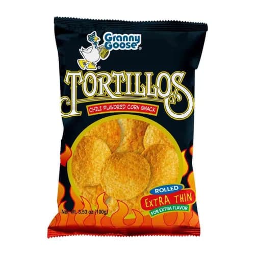 Granny Goose Tortillos Chilli 100 Gm