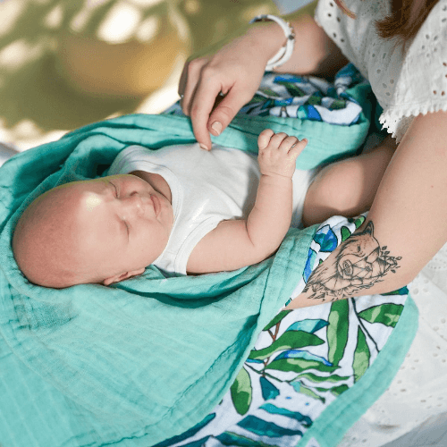 Tommy Lise Baby Blanket Dancing Shrub 106X106 Cm (Buy 1 Get 1 Free)