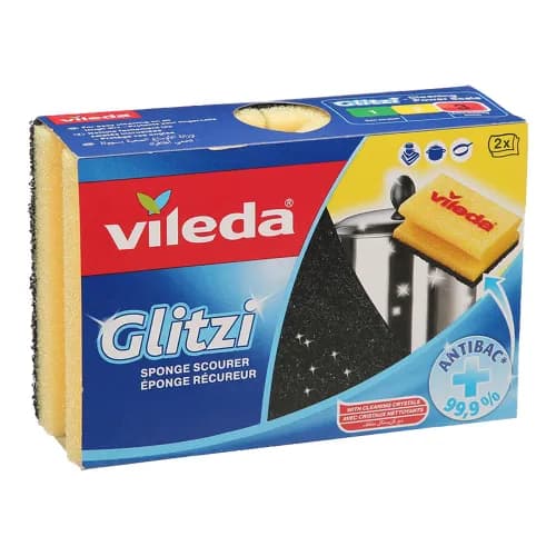 Vileda Glitzi Sponge Scourer 2 Pieces