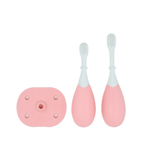 Marcus N Marcus Palm Grasp Toddler Training Toothbrush Pink
