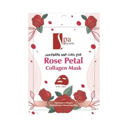 Spa System - Rose Petal Collagen Mask