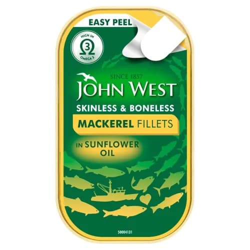 John W.Mackerel Fillet Snflr Oil 115G