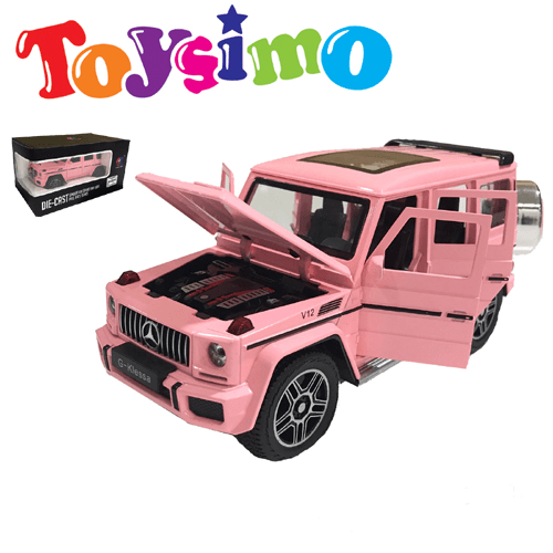 Benz G class die cast pink