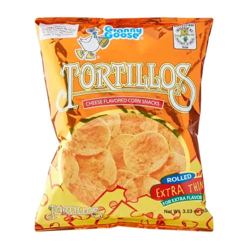 Granny Goose Tortillos Chips Cheese 100 G