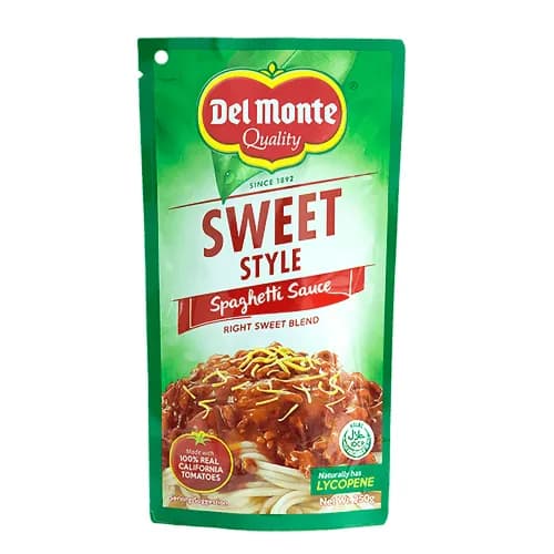 Delmonte Spaghetti Sauce Sweet Style 250 G