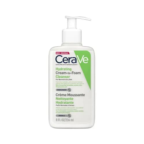 Cerave Hydr Crem-Foam Cleansr Nor To Dry Skin-236M