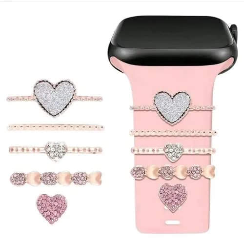 Heart Watch Accessories 4 Pieces