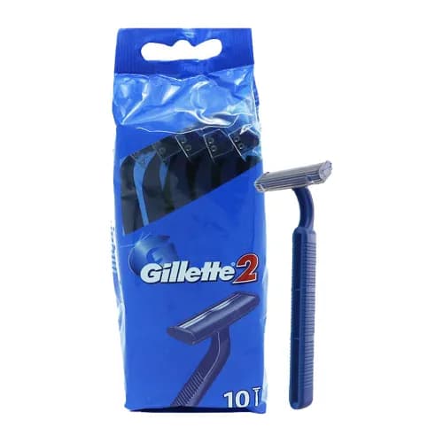 Gillette 2 Disposable Razor 10 Pieces