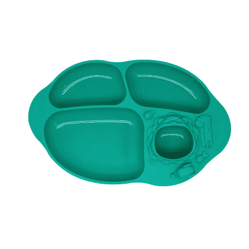 Marcus N Marcus Yummy Dips Suction Divided Plate Ollie