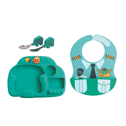 Marcus N Marcus Creativplate Toddler Meal Time Set Little Pilot Olie