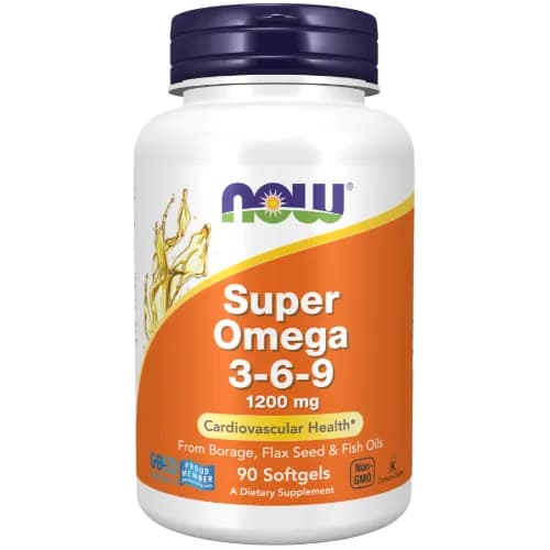 Now Super Omega 3-6-9 1200 Mg,90 Soft Gels