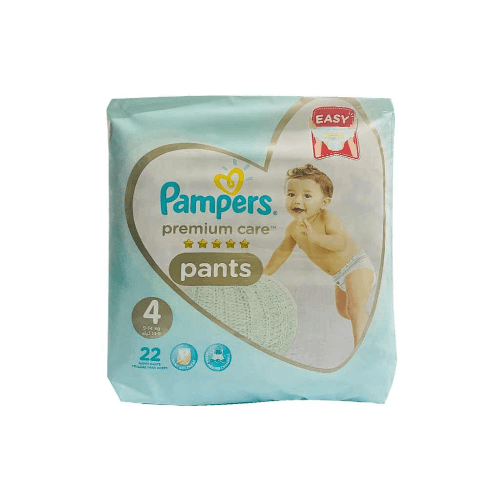 Pampers Premium Care Pants Size 4 9-14Kg 22 Nappy Pants