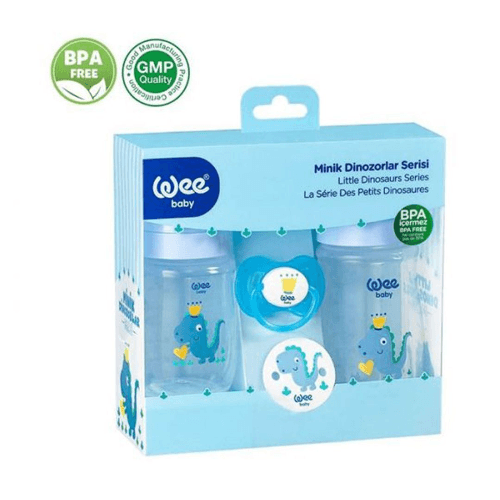 Wee Baby Feeding Dinosaurs Set Blue (Buy 1 Get 1 Free)
