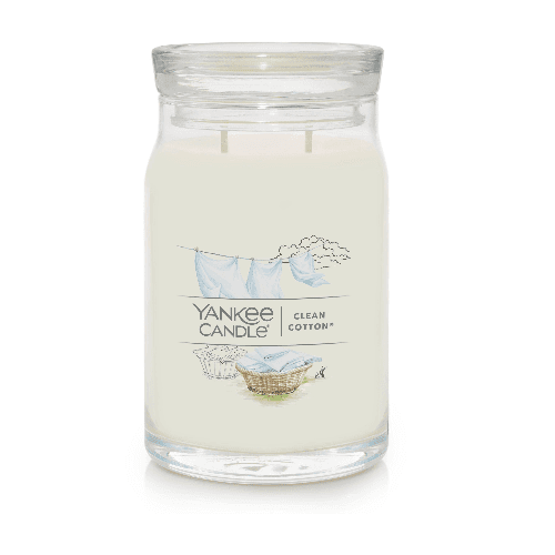Signature Large Jar Clean Cotton