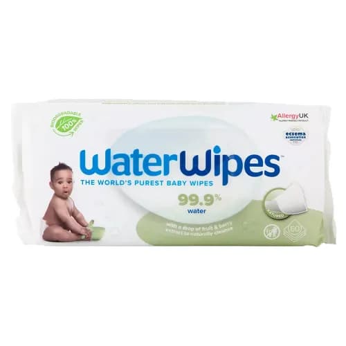 Water Wipes Baby Wipes Soapberry Extract 60 Pieces