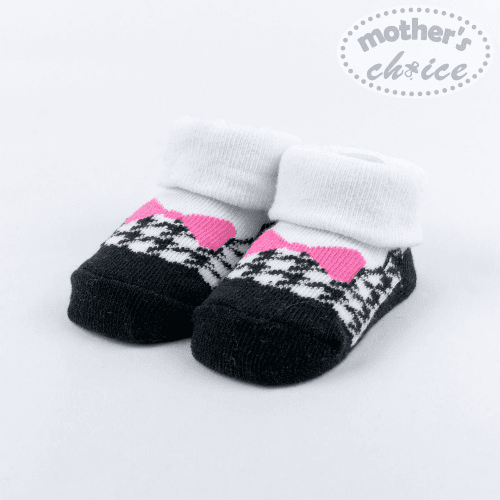Mother'S Choice-Baby Socks Spandex.Check (Buy 1 Get 1 Free)
