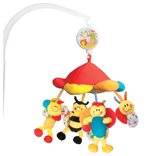 Moon Musical Mobile Child Sleeping Aids Crib Hanging Toys For Newborn Baby Baby Crib Mobile 360 Degrees Rotating Soft Toy Om+ (Buy 1 Get 1 Free)