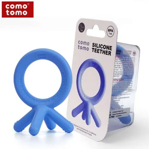 Como Tomo Silicon Teether Blue 3M