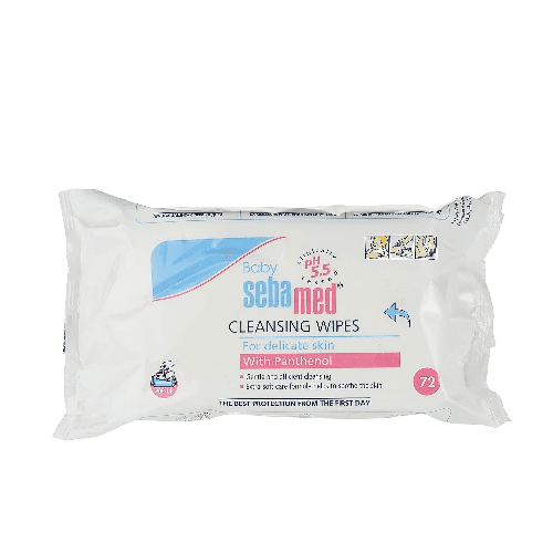 Sebamed Extra Soft Baby Cleansing Wipes White 72Pcs