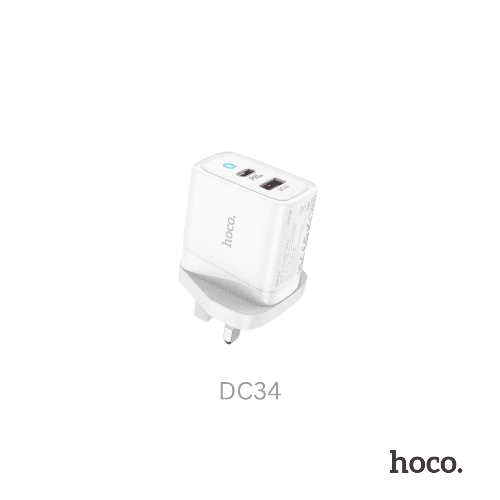 Hoco Dual Port Adapter Pd20w +qc3.0