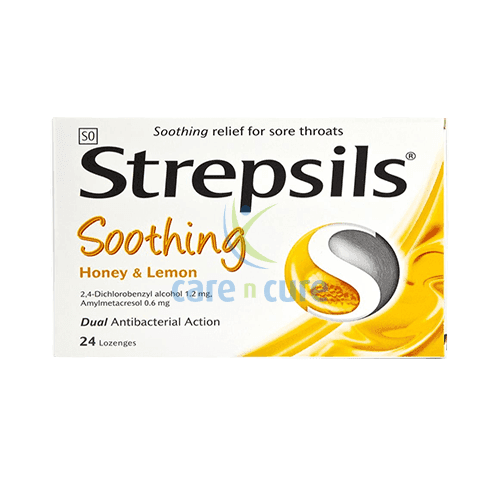 Strepsils Soothing Honey & Lemon 24 Lozenges