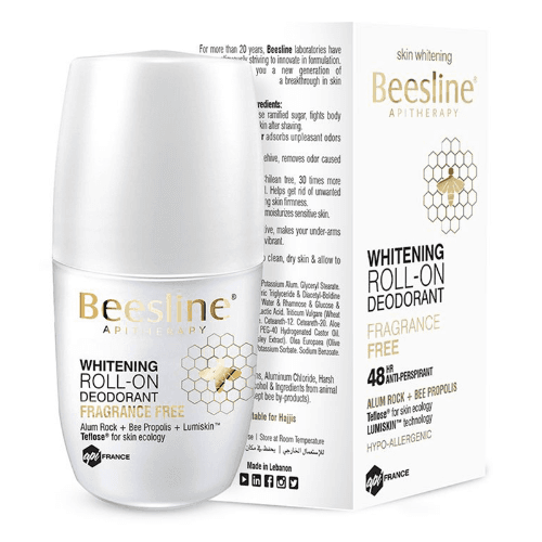 Beesline Whitening Roll On Deo Fragrance Free50 Ml