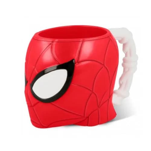 Stor 3D Mug Spiderman Red Webs 210Ml
