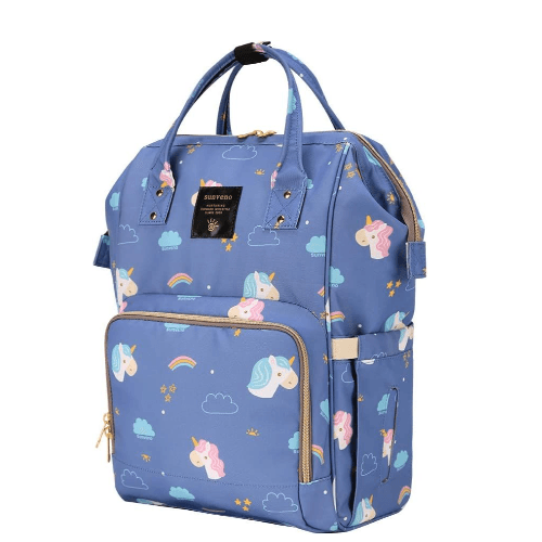 Sunveno Diaper Bags Unicorn Blue