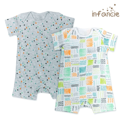 Infancie Romper 2 Pk Bb 18-24m (Buy 1 Get 1 Free)