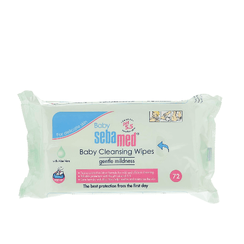 Sebamed Baby Wet Wipes 72'S With Alo Vera