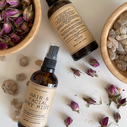 Natural Frankincense and Rose Water - Gaia Gift Store