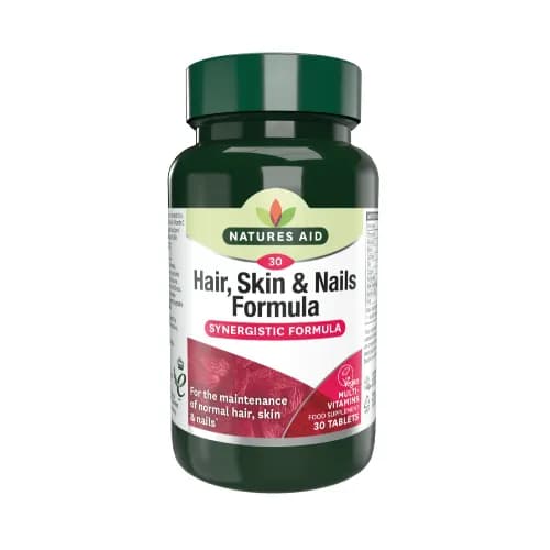 Natures Aid Hair, Skin & Nails Formula Tablets 30's