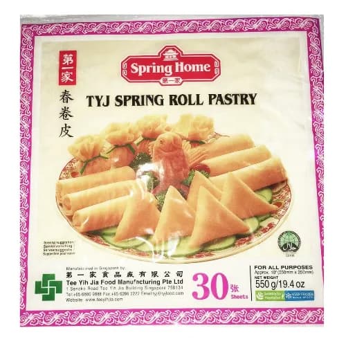 Tyj Spring Roll Pastry 550G