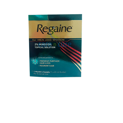 Regain 2% Topical Solution 60Ml