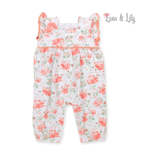 Luna & Lily Baby Sleeveless Romper Floral 3 - 6 M (Buy 1 Get 1 Free)