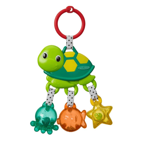 Infantino Jingle Charms Turtle Green