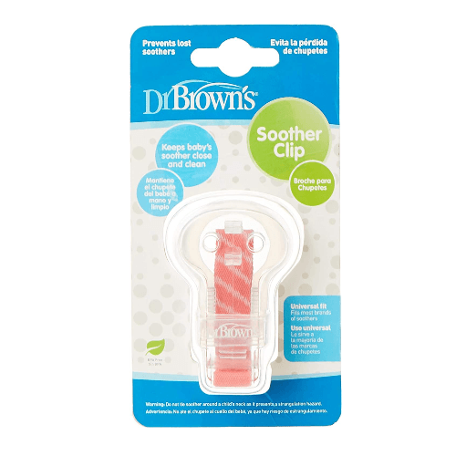 Dr.Browns Pacifier Tether/Clip Assorted Colors