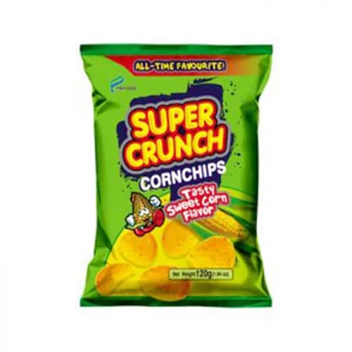 Super Crunch Sweet Corn Chips, 120G