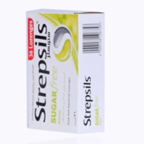 Strepsils Sugar Free Lemon Lozenges 36'S