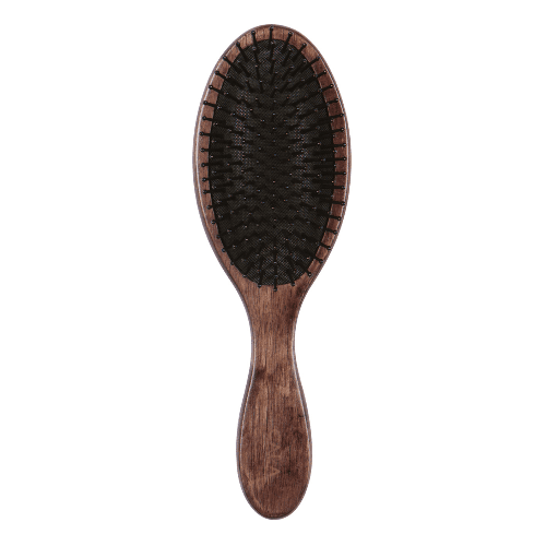 Cala-Oval Hair Brush Dark Wood 66114