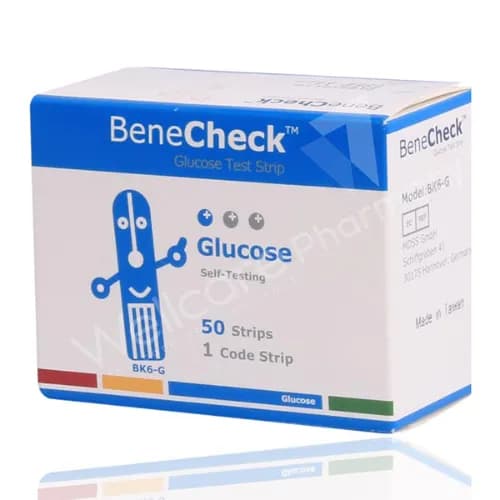 Benecheck Blood Glucose Strip 50'S