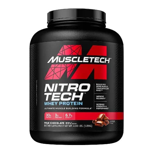 Muscletech Nitro-Tech Whey Protien 4 Lbs (Milk Choclate)