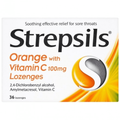 Strepsils Orange Woth Vit C -36 Loz