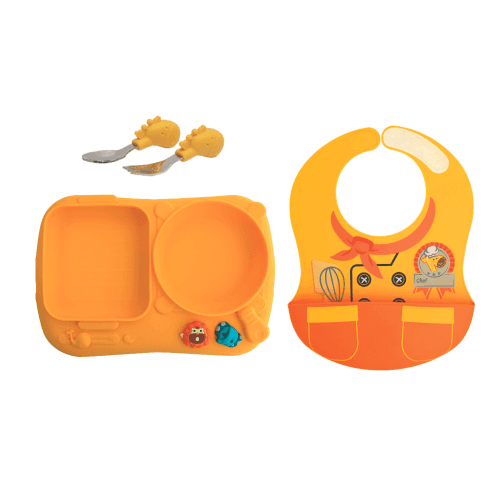 Marcus N Marcus Creativplate Toddler Meal Time Set Little Chef Lola