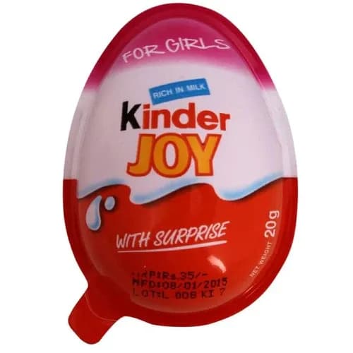 Kinder Joy Chocolate For Girl, 20G